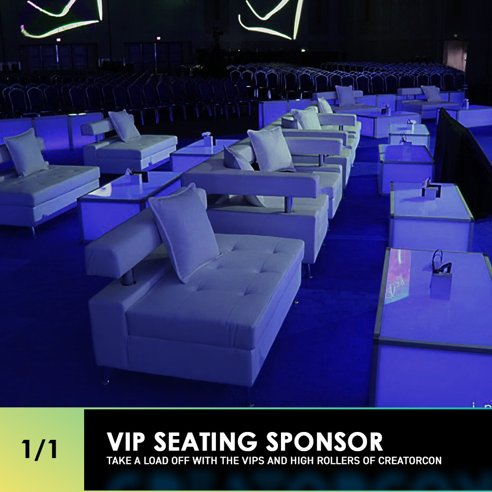 VIP Lounge front row Sponsor